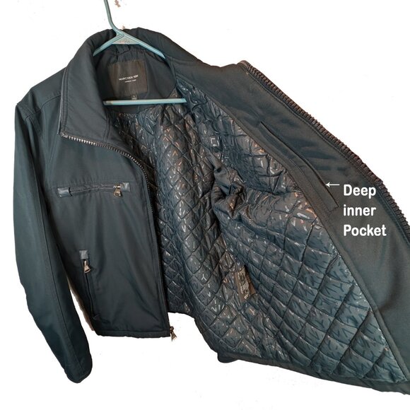 Marc New York Men’s Prussian blue insulated jacket Size Large - Picture 6 of 6